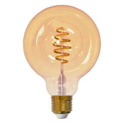 Airam SmartHome WiFi LED Lamppu G95, E27 5,5W 350lm 1800-3000K, Amber