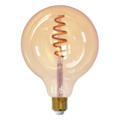 Airam SmartHome WiFi LED Lamppu G125, E27 5,5W 350lm 1800-3000K, Amber