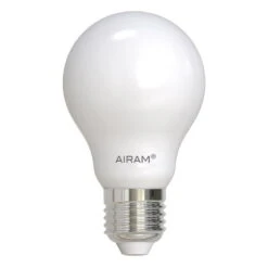 Airam SmartHome WiFi LED Lamppu A60, E27 7W 806lm 2700-6500K, Opaali