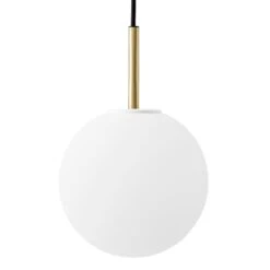 MENU TR Bulb Riippuvalaisin, Harjattu Messinki - Matta Opaali