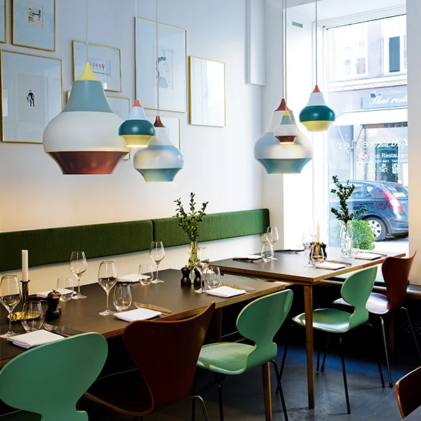 Louis Poulsen Cirque Riippuvalaisin, 38 Cm, Keltainen Yläosa 2 Louis Poulsen Cirque Riippuvalaisin, 38 Cm, Keltainen Yläosa - Image 2