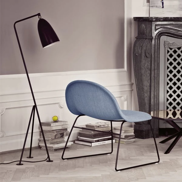 GUBI Gräshoppa Lattiavalaisin, Vintage Punainen 2 GUBI Gräshoppa Lattiavalaisin, Vintage Punainen - Image 2