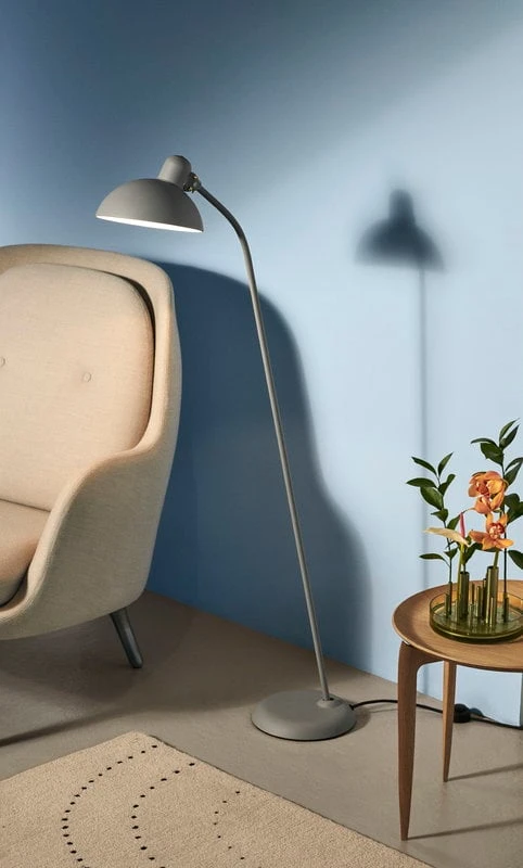 Fritz Hansen Kaiser Idell 6556-F Lattiavalaisin, Matt Grey 6 Fritz Hansen Kaiser Idell 6556-F Lattiavalaisin, Matt Grey - Image 6