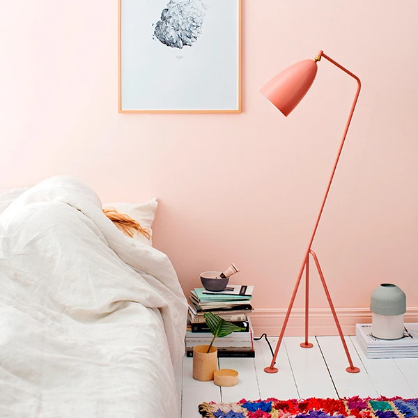 GUBI Gräshoppa Lattiavalaisin, Vintage Punainen 3 GUBI Gräshoppa Lattiavalaisin, Vintage Punainen - Image 3