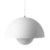 &Tradition Flowerpot VP2 Riippuvalaisin, Mattavalkoinen