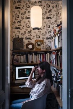 Foscarini Chouchin Reverse 2 Riippuvalaisin, Valkoinen - Musta -Louis Poulsen Myymälämyynti 20121 Vite Francia Web 18