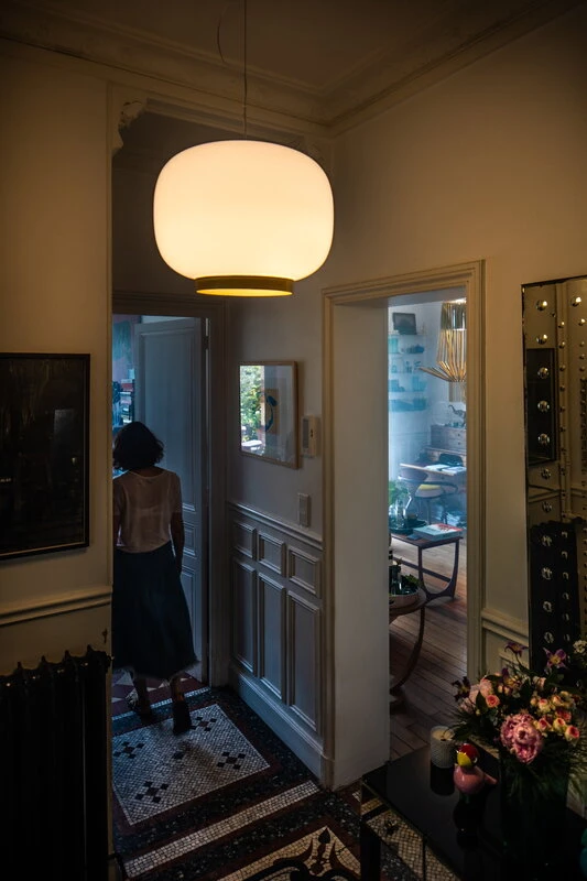 Foscarini Chouchin Reverse 1 Riippuvalaisin, Valkoinen - Kulta 2 Foscarini Chouchin Reverse 1 Riippuvalaisin, Valkoinen - Kulta - Image 2