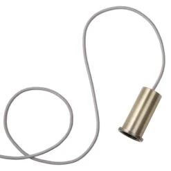 Ferm LIVING Socket Pendant Low Riippuvalaisin, Messinki