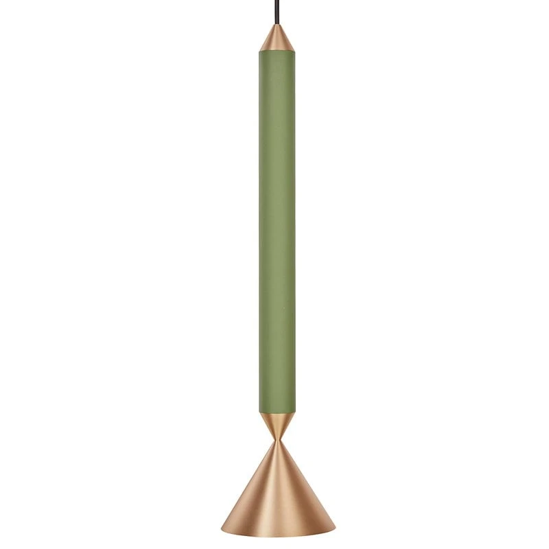 Pholc Apollo 39 Riippuvalaisin, Metsänvihreä - Kiillotettu Messinki 1 Pholc Apollo 39 Riippuvalaisin, Metsänvihreä - Kiillotettu Messinki