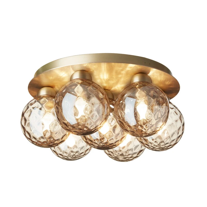 Nuura Apiales 7 Plafondi, Harjattu Messinki - Optic Gold 2 Nuura Apiales 7 Plafondi, Harjattu Messinki - Optic Gold - Image 2