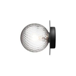 Nuura Liila 1 Seinä/kattovalaisin, Keskikoko, Musta - Kirkas -Louis Poulsen Myymälämyynti 351Nuura AK