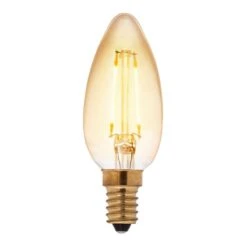 Airam LED Decor Amber Kynttilälamppu 4,5W E14 360lm, Himmennettävä