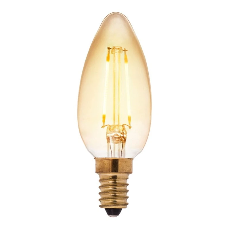 Airam LED Decor Amber Kynttilälamppu 4,5W E14 360lm, Himmennettävä 1 Airam LED Decor Amber Kynttilälamppu 4,5W E14 360lm, Himmennettävä