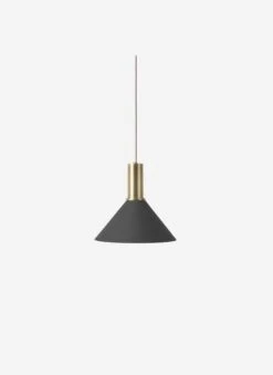 Ferm LIVING Cone Varjostin, Musta -Louis Poulsen Myymälämyynti 51062B5133 Cone