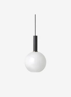 Ferm LIVING Socket Pendant High Riippuvalaisin, Musta -Louis Poulsen Myymälämyynti 51092B5148 Opal