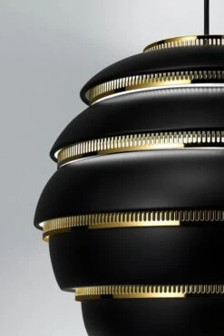 Artek Aalto Riippuvalaisin A331 -Louis Poulsen Myymälämyynti 5427510 A331 Beehive black brass detail 2 master