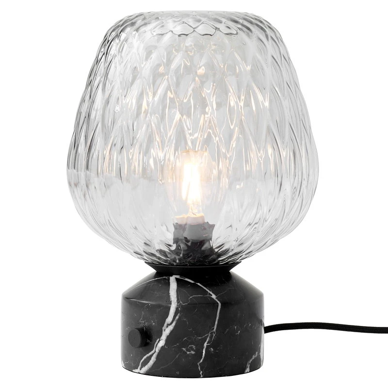 &Tradition Blown SW6 Pöytävalaisin, Hopea - Musta Marmori 1 &Tradition Blown SW6 Pöytävalaisin, Hopea - Musta Marmori