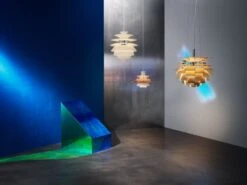 Louis Poulsen PH 5 Riippuvalaisin, Kupari -Louis Poulsen Myymälämyynti 60th anniversary PHArtichokeBrass PHSnowball PH5Copper