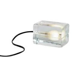 Design House Stockholm Mini Block Valaisin, Musta Johto