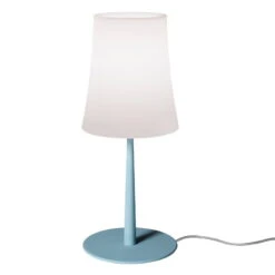 Foscarini Birdie Easy Pöytävalaisin, Vaaleansininen