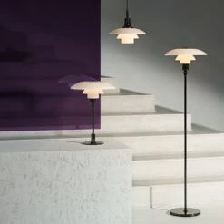 Louis Poulsen PH 3 1/2 - 2 1/2 Pöytävalaisin, Kiiltokromattu -Louis Poulsen Myymälämyynti 9LPPH iso HV