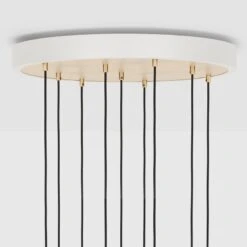 Tala Brass Nine Riippuvalaisin Sphere IV Lampuilla -Louis Poulsen Myymälämyynti CP WHT SET NON BP 01 5