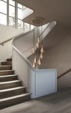 Tala Brass Nine Riippuvalaisin Voronoi II Lampuilla 10 Tala Brass Nine Riippuvalaisin Voronoi II Lampuilla -Louis Poulsen Myymälämyynti CP WHT SET NON BP 02 8