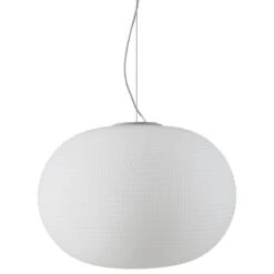 FontanaArte Bianca Riippuvalaisin, Keskikokoinen, Valkoinen