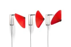 HAY Matin 300 Seinävalaisin, Kirkkaanpunainen -Louis Poulsen Myymälämyynti HA4191262009000 Matin Wall 300 bright red shade 06