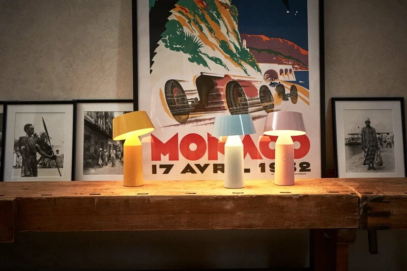 Marset Bicoca Pöytävalaisin, Vaaleansininen 2 Marset Bicoca Pöytävalaisin, Vaaleansininen - Image 2