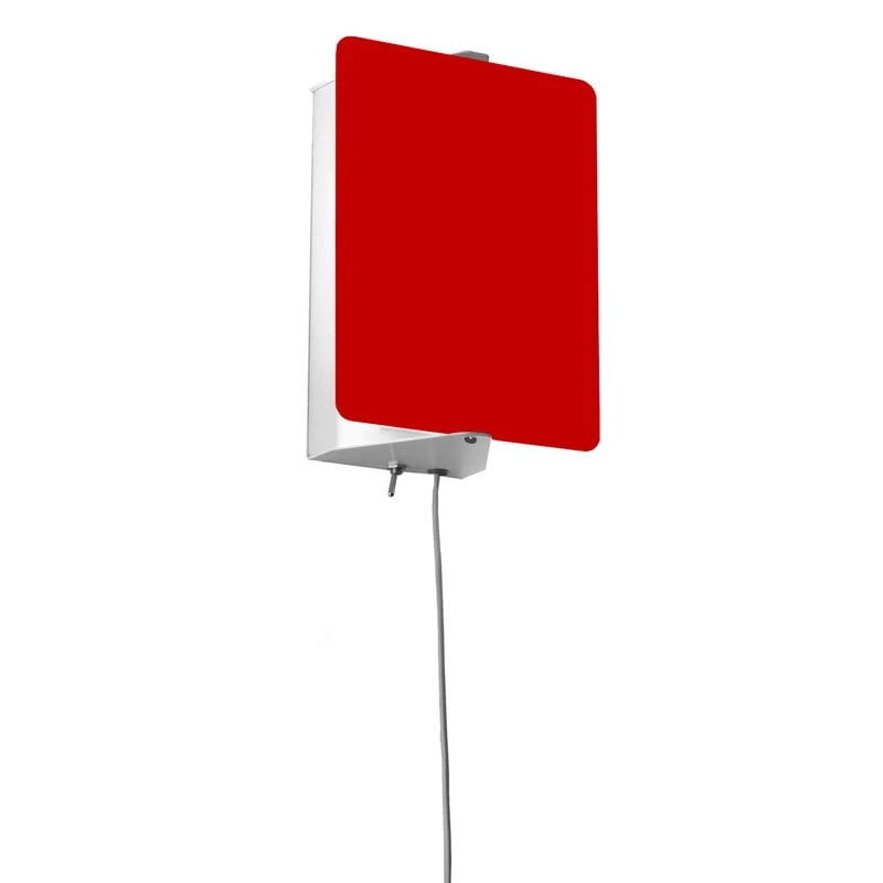 Nemo Lighting Applique à Volet Pivotant Seinävalaisin, Punainen 1 Nemo Lighting Applique à Volet Pivotant Seinävalaisin, Punainen