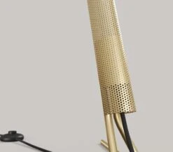 NUAD Radent Lattiavalaisin, Messinki -Louis Poulsen Myymälämyynti NUAD radent floor lamp brushed brass 3 v4 51856082378 o