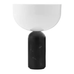 New Works Kizu Ladattava Pöytävalaisin, Musta Marmori -Louis Poulsen Myymälämyynti New Works Kizu Portable Table Lamp Black Marble Front Top2