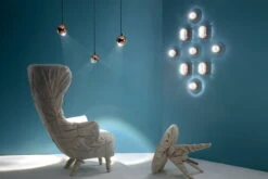 Tom Dixon Spot Surface LED Seinävalaisin, Pyöreä, Kupari -Louis Poulsen Myymälämyynti Spot Copper Pendant and Surface lights with Wingback and Screw