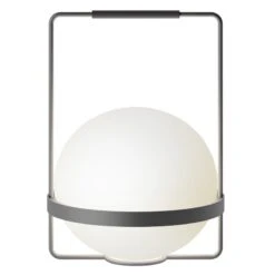 Vibia Palma 3740 Pöytävalaisin, Grafiitti