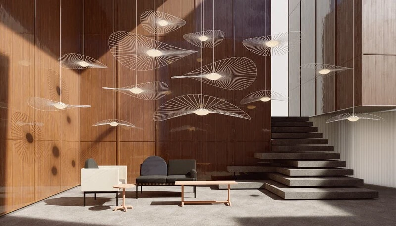 Petite Friture Vertigo Nova Riippuvalaisin, 140 Cm, Musta - Valkoinen Lasi 4 Petite Friture Vertigo Nova Riippuvalaisin, 140 Cm, Musta - Valkoinen Lasi - Image 4