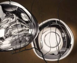 Tom Dixon Melt Surface LED Seinävalaisin, Kromi -Louis Poulsen Myymälämyynti melt surface 5 6