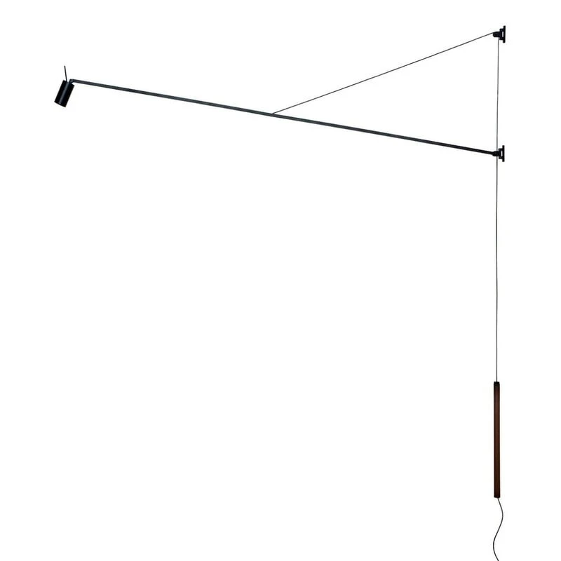 Nemo Lighting Swan Seinävalaisin, Musta 1 Nemo Lighting Swan Seinävalaisin, Musta